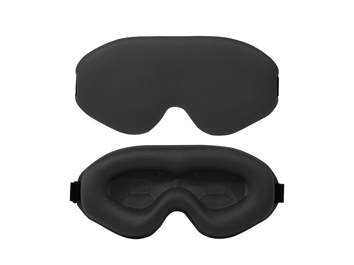V-reel Antifaz 3d Para Dormir, Oclusión Total De Luz, Transpirable, Sin Presión En Los Ojos Modelo Jssr08 - Negro