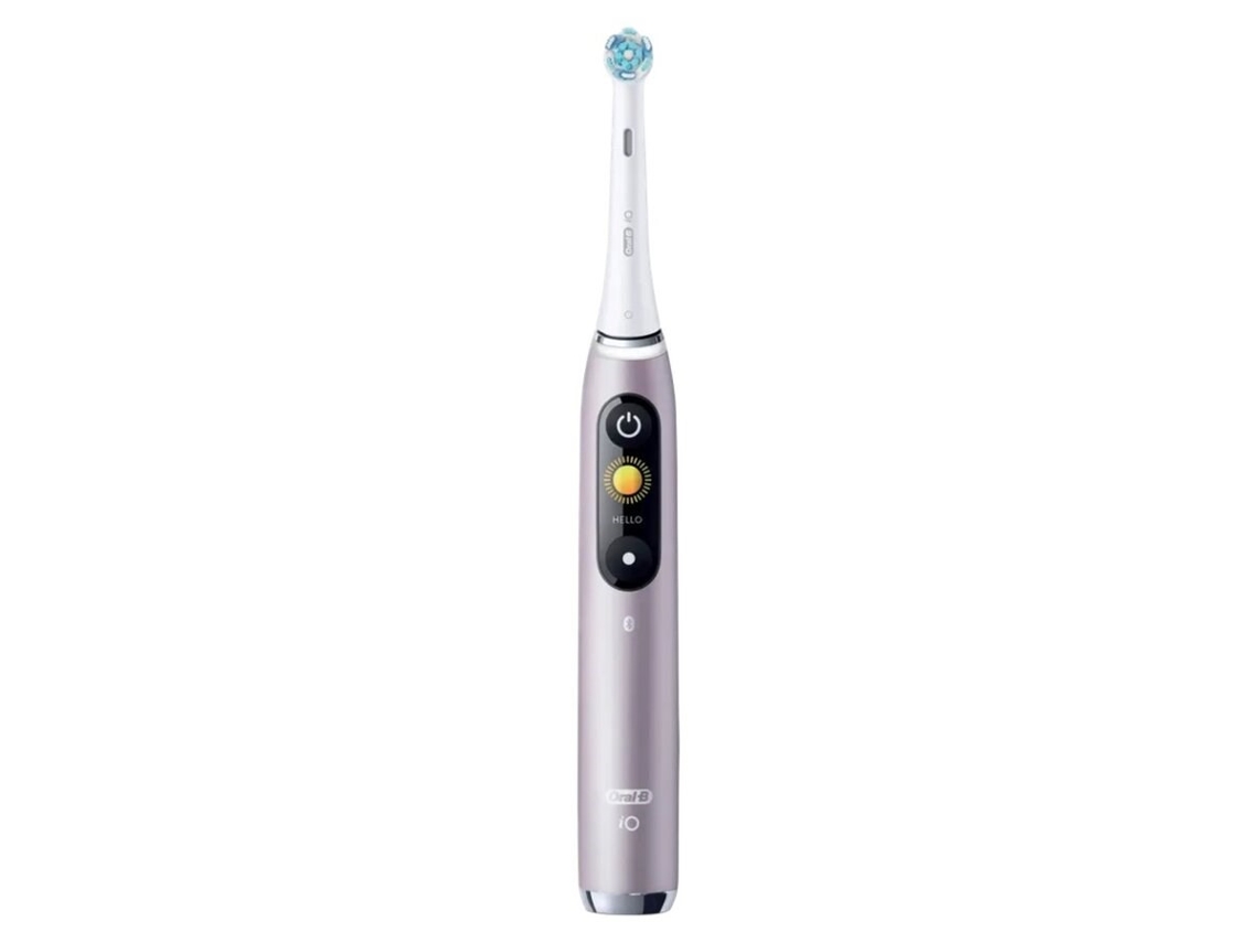 Cepillo de dientes eléctrico Braun Io Series 9 de cuarzo rosa