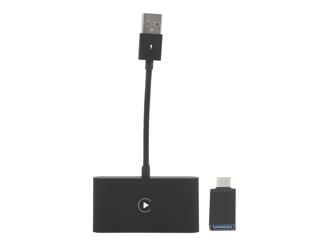 2026-adaptador Inalámbrico Para Coche De Cable A Inalámbrico Dongle Para Coches Desde 2016 Ios 10 Y Superior Negro