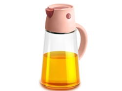 KOFIHETY Botellas dispensadoras de aceite con giro automático, botella para aceite y vinagre con tapa automática