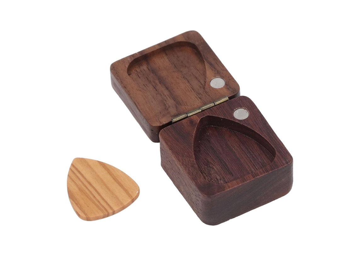 Afilador de guitarra portátil multifuncional de madera 2024