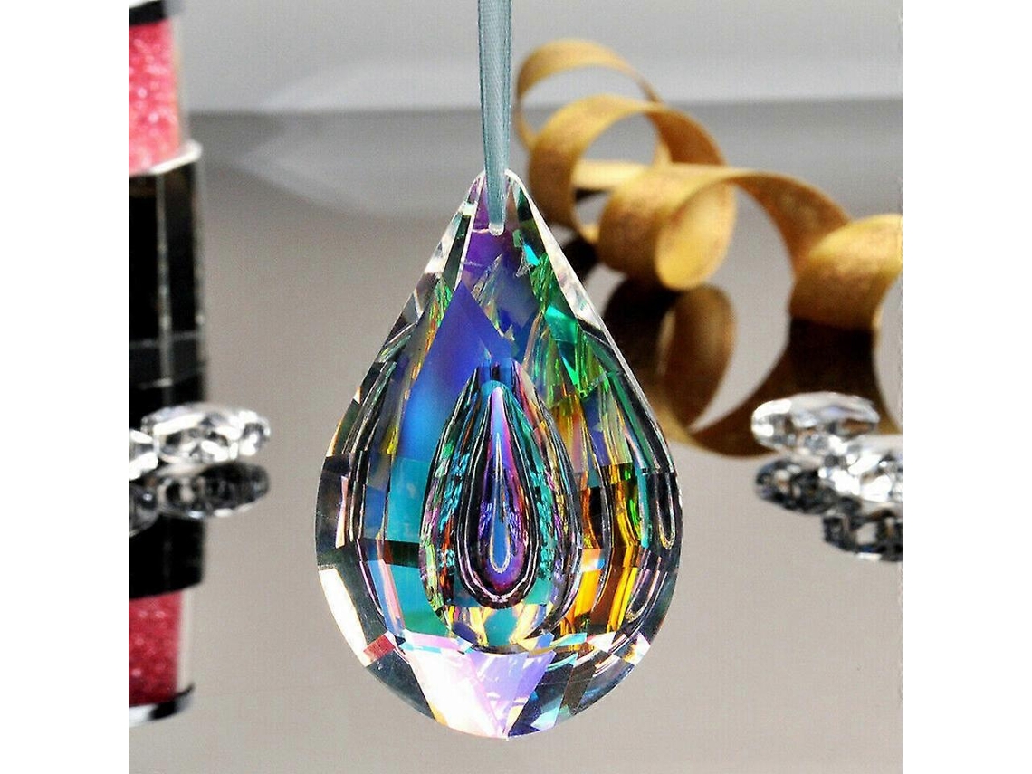 Atrapasol de cristal arcoíris mágico
