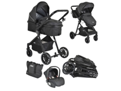 Carrito de bebé trío convertible RIO hasta 22 kg de MONI Black