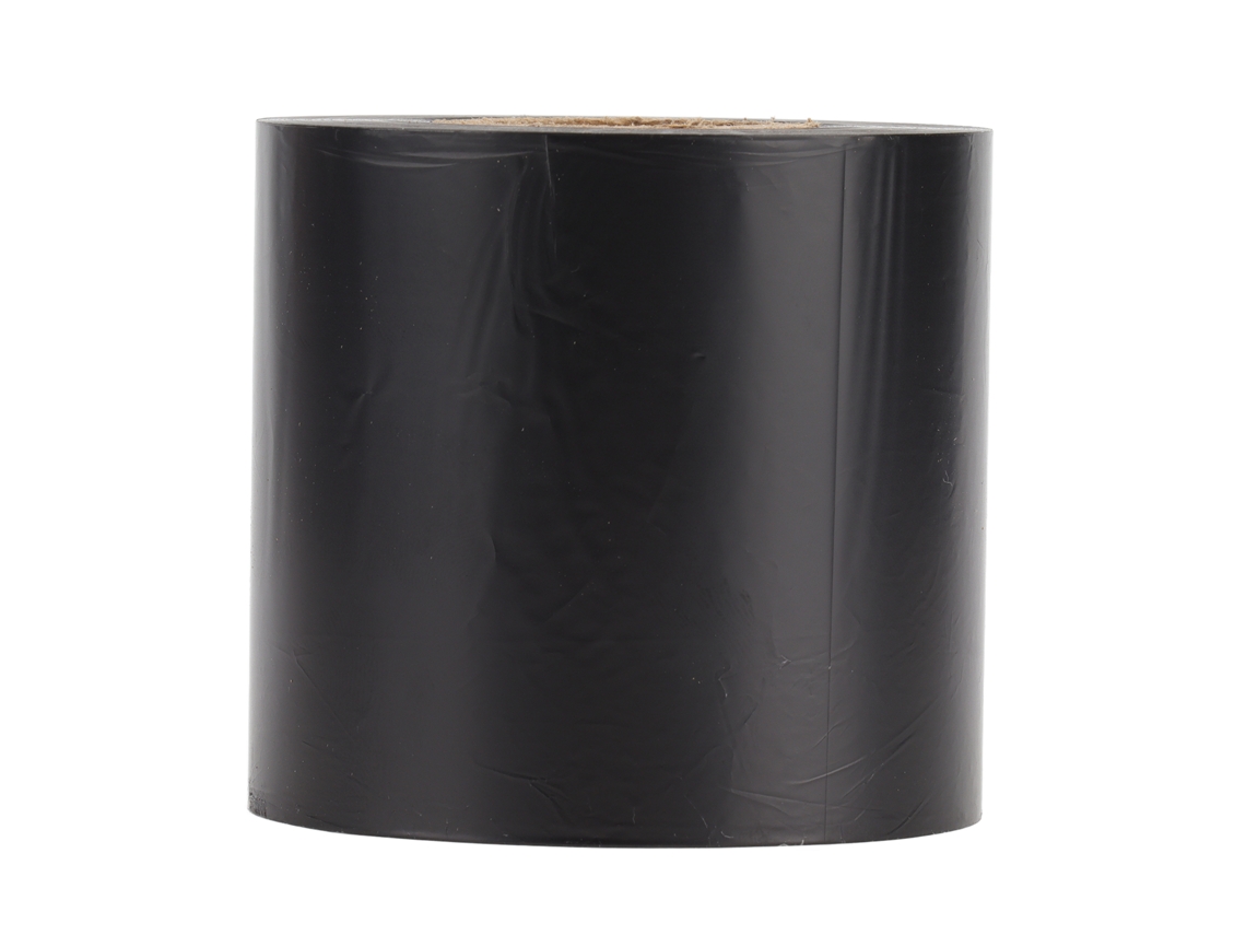 Cinta de transferencia térmica negra antiestática y resistente al calor con recubrimiento de resina para impresoras Zebra.