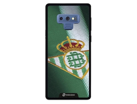 Funda Móvil Note Oficial Real Betis Fc para Samsung Galaxy Note PHONECASES3D Piel Sintética Negro