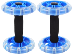 Rueda Abdominal De Doble Rueda Azul Equipo De Fitness Para