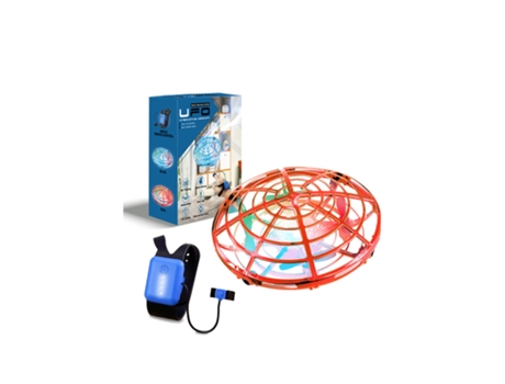 Mini Drone CHRONUS Flying Ball para Niños con Rotación de 360 Rojo