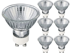 Rebe-bombillas De Foco Halógeno Gu10 35w 220-240v 2700k Blanco Cálido Regulable Paquete De 6 clase Energética G