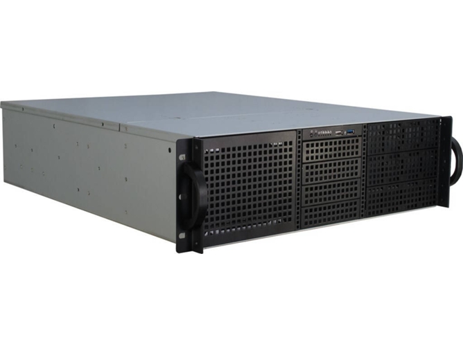 Caja PC INTER-TECH 3U-30240 (Rack - Negro)