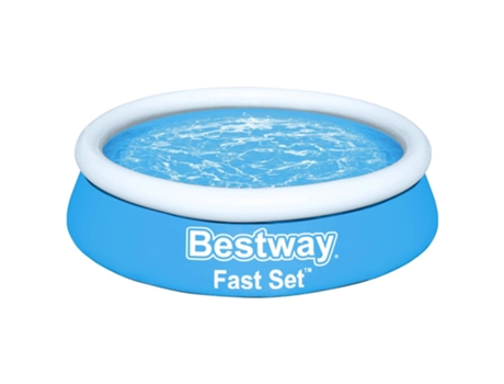 Piscina Hinchable Fast Set Redonda Azul 183X51 cm BESTWAY