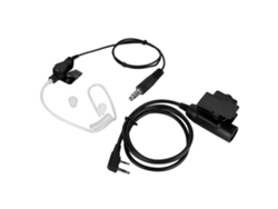 Auriculares Con Tubo Acústico K-head Para Radio Walkie-talkie Con Botón Ptt Y Ventilación.