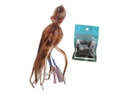 Cebo Realista De Pulpo Con Tinta Atrayente, 180 G, Para La Pesca De Calamares Y Peces Grandes.