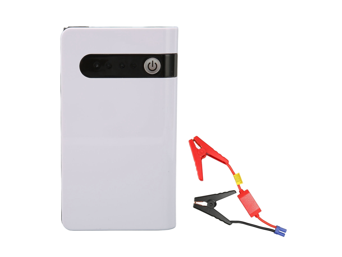 Arrancador Portátil Para Coche De 400 A, 12000 Mah, 12 V, Para Motores De Hasta 1,6 L, Con Luz Led Y Puerto Usb.