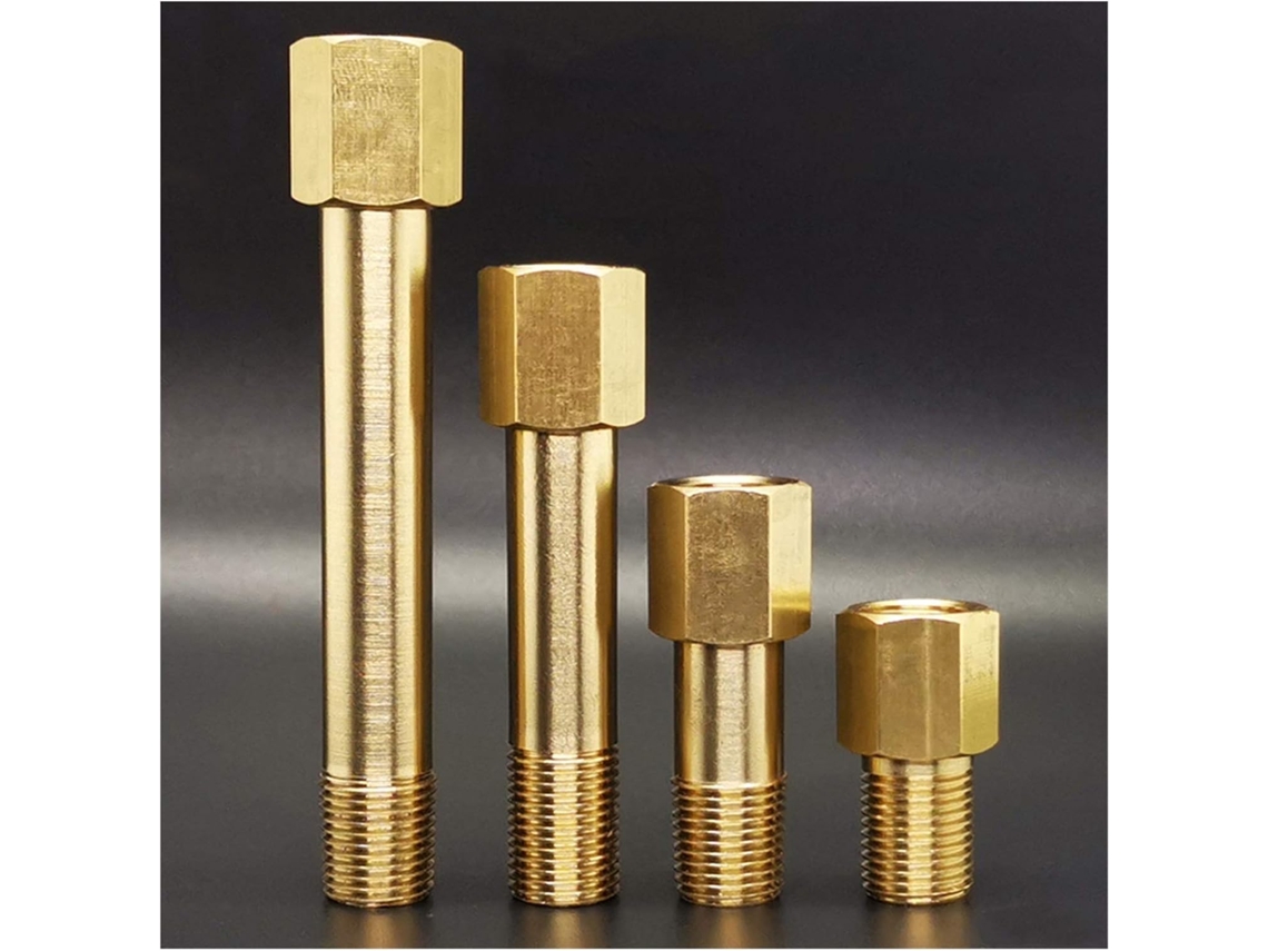 Adaptador De Conector Jardín Hembra A Macho Bsp 1/8" 1/4" Latón Latón