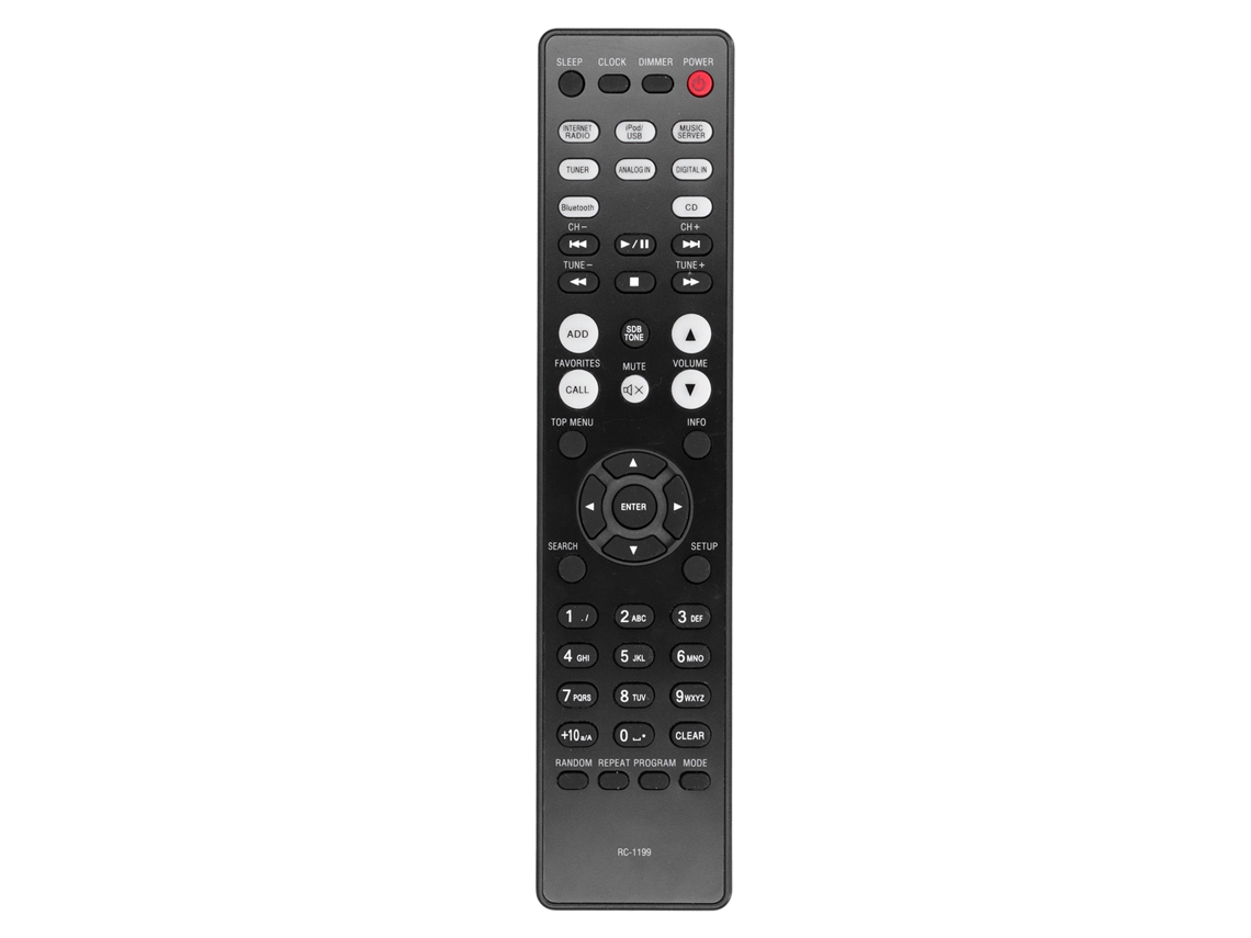 Mando A Distancia De Repuesto Para Televisores Lcd Con Diseño Compacto Y Fácil De Sujetar Rc-1199