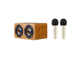 Máquina de karaoke con soporte para tarjetas de memoria y Bluetooth