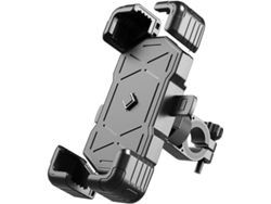 Soporte Para Teléfono De Motocicleta, Abs, De Liberación Rápida, Para Teléfonos De 4,7 A 7,2 Pulgadas, Antivibración (negro)