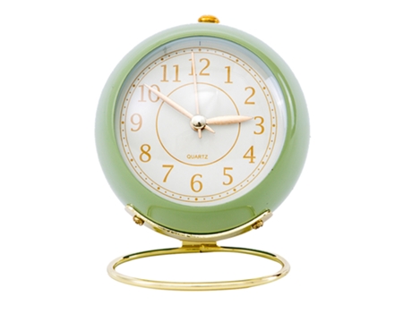 Reloj de Metal, reloj despertador electrónico silencioso creativo para niños, reloj de escritorio simple para sala de estar, dormitorio y estudiante