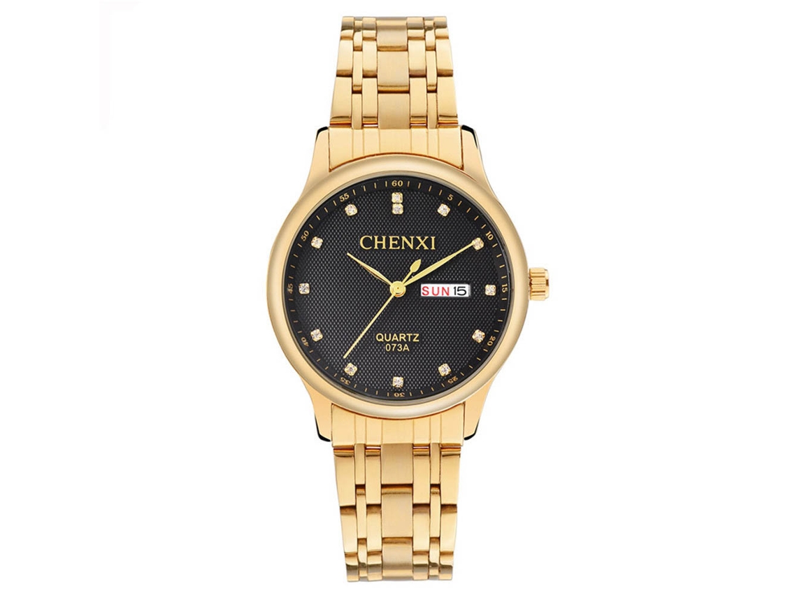 Reloj Hombre Impermeable No Mecánico Acero Inoxidable Calendario Doble Pantalla
