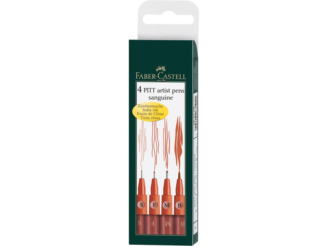 Marcador FABER-CASTELL Artist Pitt Negro