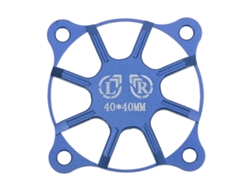 Cubierta para ventilador de refrigeración RC de 40x40 mm, aluminio azul oscuro