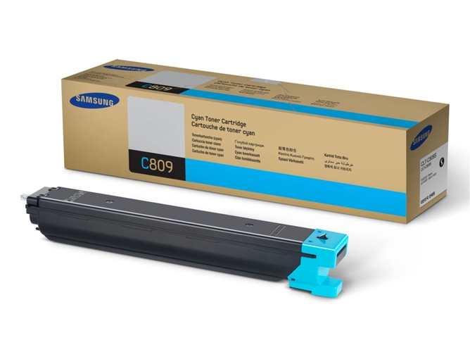 Tóner Original SAMSUNG CLT-C809S Cian compatible con CLX-9201NA/CLX-9251NA/CLX-9301NA