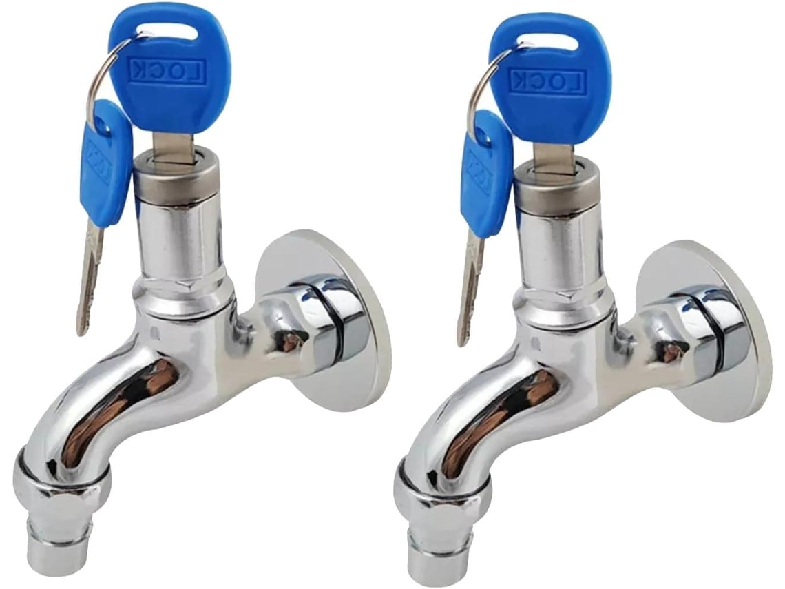 Grifo De Cocina Antirrobo, Grifo De Agua Doméstico Con Cerradura, Grifo Exterior Antirrobo