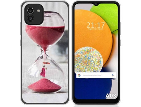 Carcasa para Samsung Galaxy A03 TUMUNDOSMARTPHONE Dibujos Reloj Multicolor