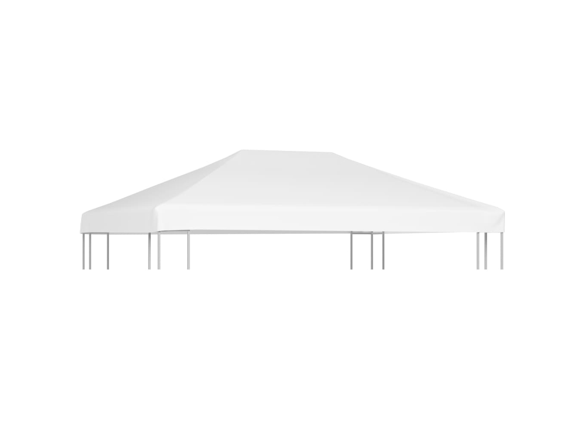 Cubierta para cenador 270 g/m² 4x3 m blanco Wsd899579 Lovely Home