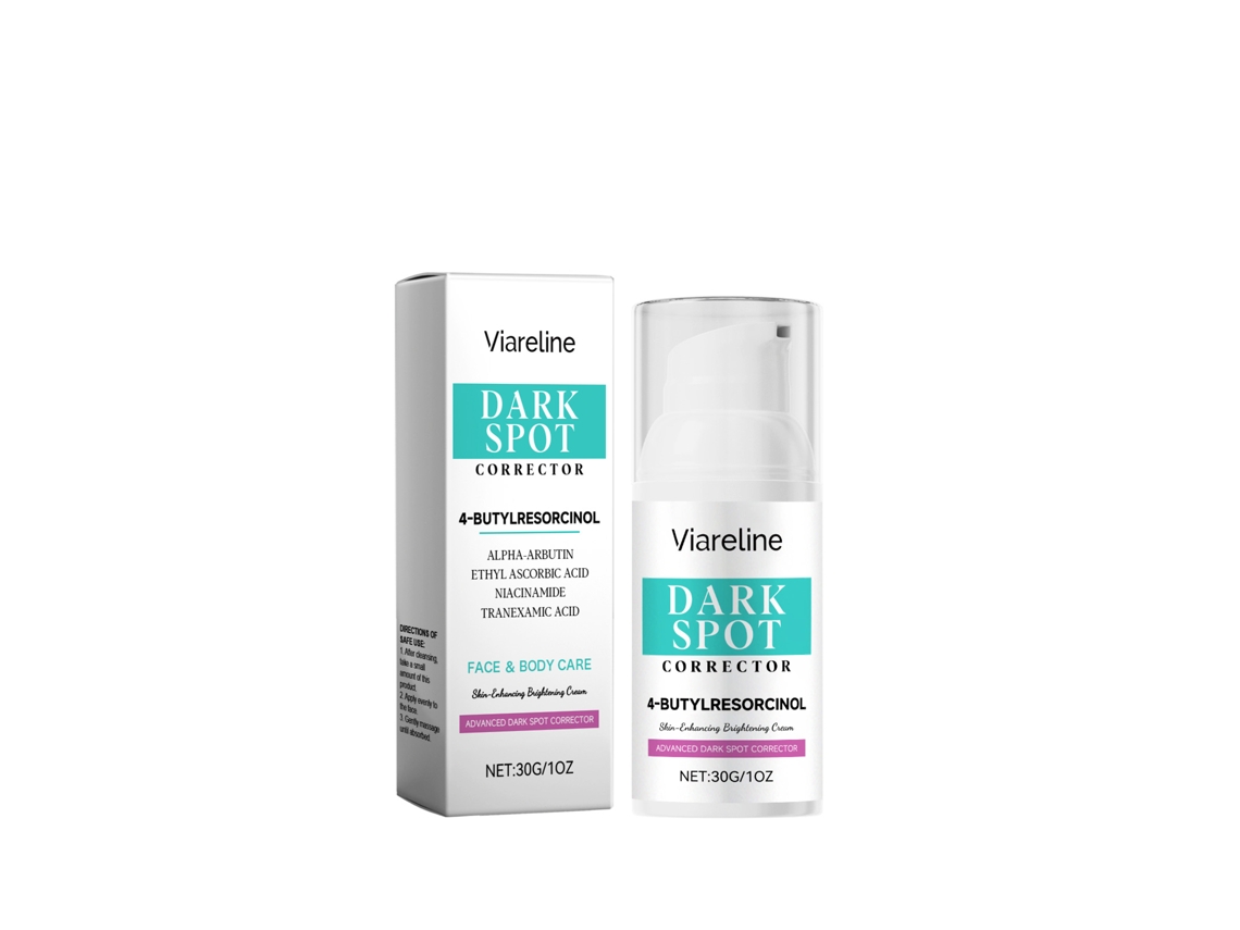 Crema iluminadora para reparar y eliminar imperfecciones faciales.