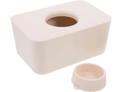 Recipiente De Silicone Para Lenços Umedecidos Com Tampa À Prova De Vazamentos.