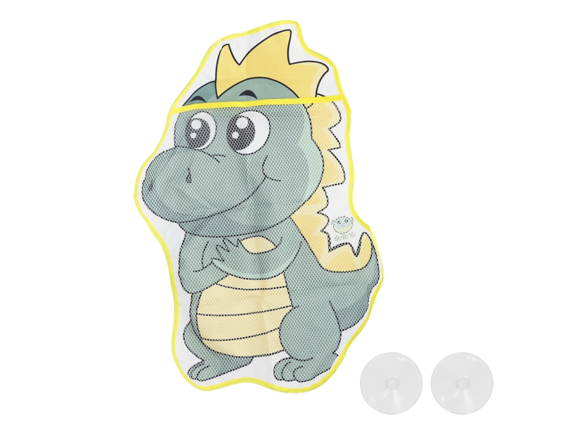Bolsa Organizadora De Juguetes De Baño Con Forma De Dinosaurio Con Ventosa Para El Baño Y La Ducha De Los Niños.