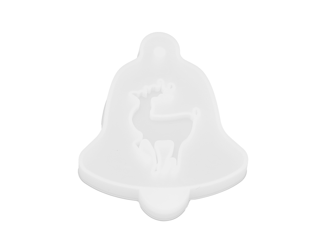 Molde De Silicona Para Crear Un Colgante De Árbol De Navidad Flexible Y Reutilizable.