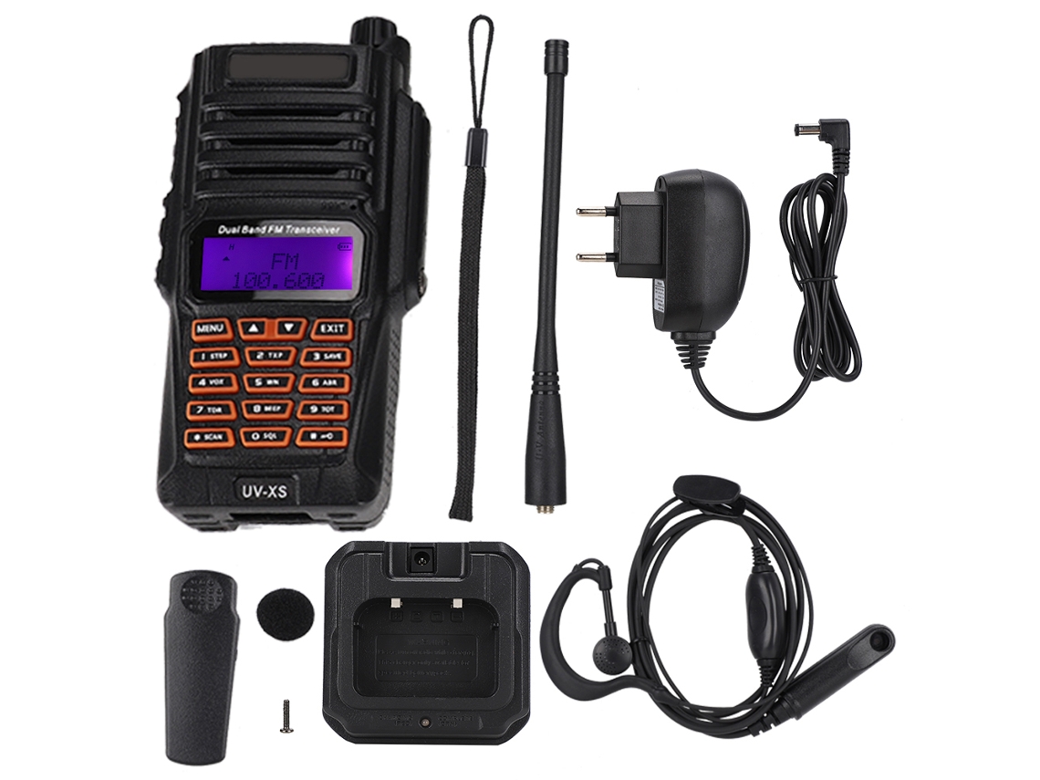 Radio bidireccional portátil (10 W, banda dual)