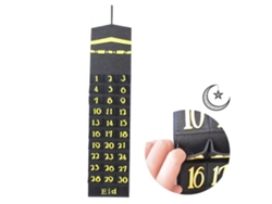 Calendario De Cuenta Regresiva De Eid Mubarak En Fieltro, Para Colgar En La Pared, Artículo Decorativo Duradero Para El Hogar.