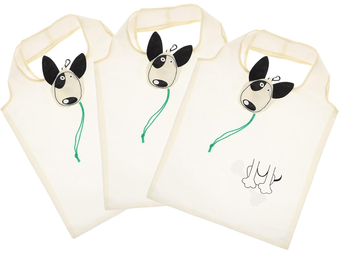 Paquete 3 Bolsas De Compra Plegables Y Reutilizables