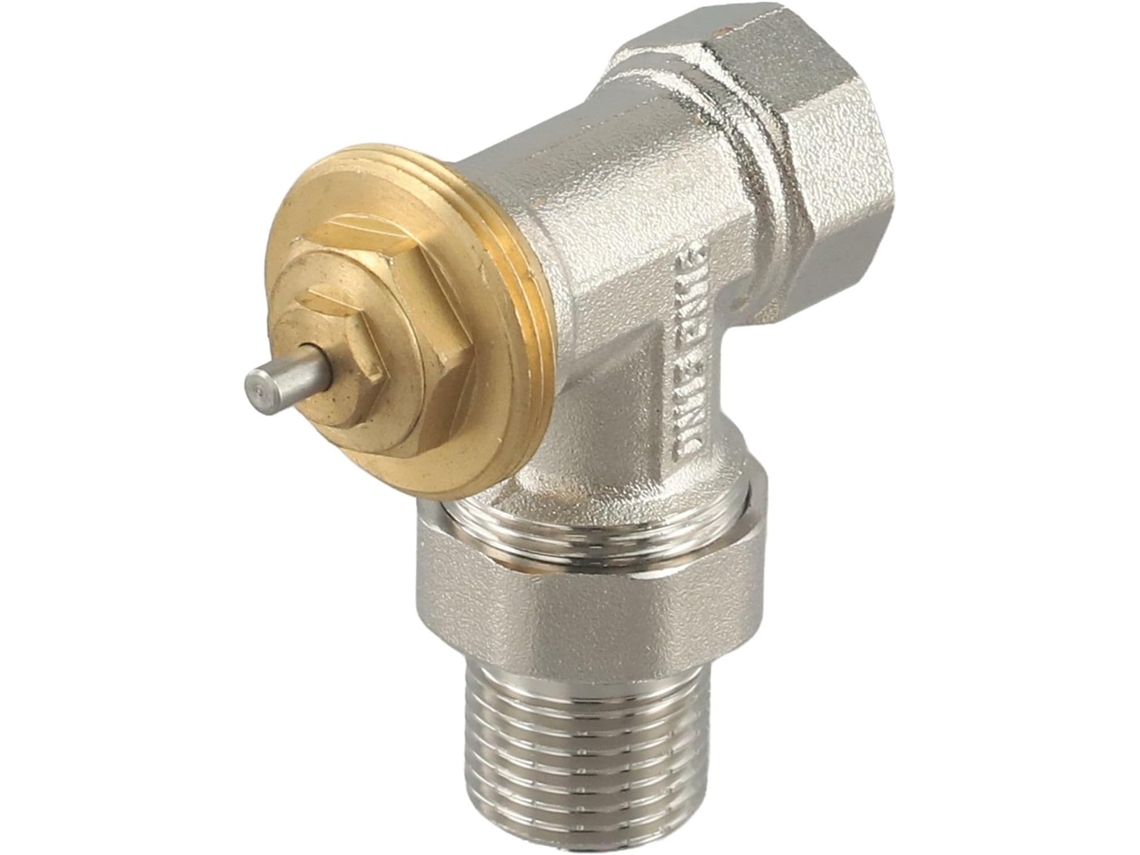 Válvula Termostática De Control Angular Sin Cabezal Dn15/dn20 De Latón (dn15).