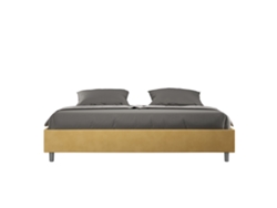 Canapé Azelia Contenedor Ocre ITYHOME Acolchado Microfibra Amarillo (220x50x100cm)