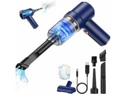 Aspiradora de mano inalámbrica Mdug para coche, 45 W, 3600 mA, con luz LED y filtro HEPA lavable