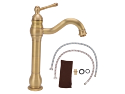 Grifo de lavabo con manguera y juntas