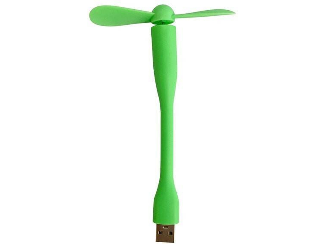 Mini Ventilador USB GOEIK 14-FANUSBPEN-V (Diámetro 8,5 cm - Verde)