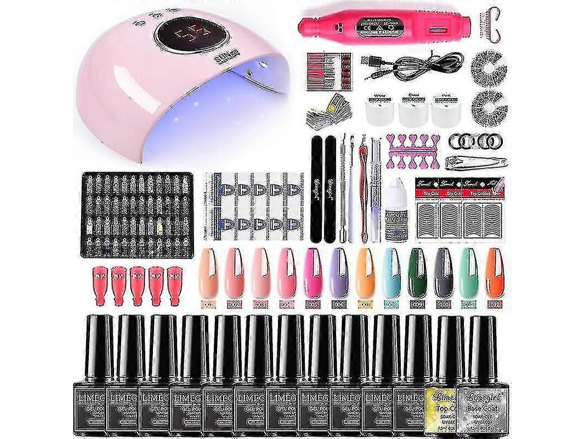 Set de manicura con lámpara LED de 120w/54w y taladro de uñas Ly Ebike