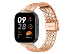 Pulsera para Redmi Watch 3 - Acero inoxidable - Hebilla de siete cuentas