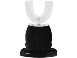 Cepillo de dientes eléctrico sónico GOKOCO en forma de U, limpieza bucal de 360 ​​grados, silicona automática con luz azul fría para blanqueamiento.