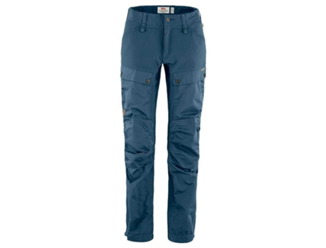 Calça FJÄLLRÄVEN Calça Keb Curved Azul 40 / Long Mulher