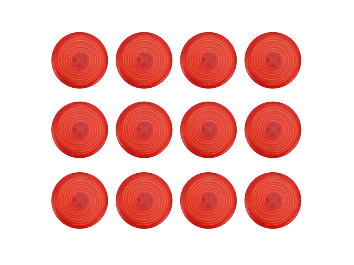 12 Capas De Botão Arcade Para Switches Kailh Cherry Ttc Akko Glorious - 20.2mm Anti-derrapante