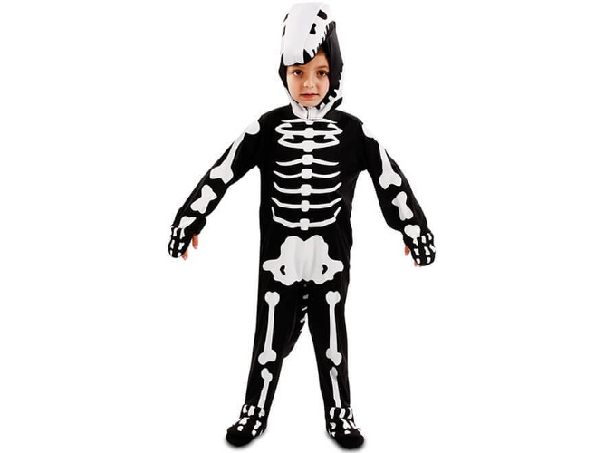 Disfraz de Niño DISFRAZZES Dinosaurio Esqueleto (Talla: 7 a 9 años)
