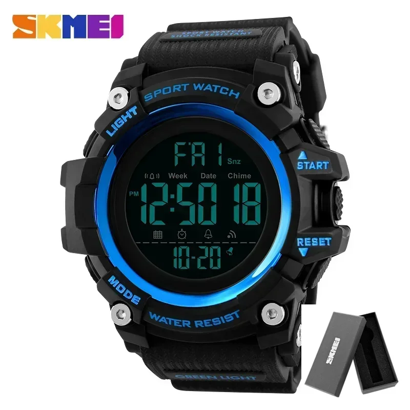 Reloj De Pulsera Suave Para Hombre, Resistente A Los Golpes, Reloj Deportivo Con Dos Zonas Horarias Y Cronómetro.