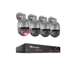 Sistema de cámaras de seguridad IP PoE de 8 canales, detección humana inteligente, audio bidireccional, 1 canal, NVR de 8 canales, 4 cámaras de 8 MP OEM