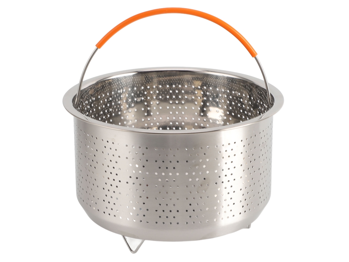 Cesta Vaporera De Acero Inoxidable Con Asa, Herramienta Para Eliminar El Azúcar De Ollas Y Cocedores.